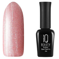 Изображение IQ Beauty, Камуфлирующее каучуковое базовое покрытие 17 Sparkle allure, 10 мл в интернет-магазине Цирюльник