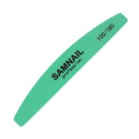 Изображение Sam Nail, Пилка для ногтей зеленая влагостойкая лодочка 100/180 в интернет-магазине Цирюльник