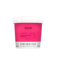 Изображение OLLIN, Осветляющий порошок BLOND Performance Open Tech, 500 г в интернет-магазине Цирюльник