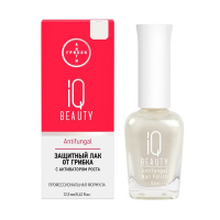 Изображение IQ Beauty, Лак для защиты от грибка Antifungal с активатором роста и тербинафином 03 молочный,12.5 мл в интернет-магазине Цирюльник