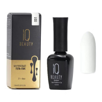 Изображение IQ Beauty, Каучуковый гель-лак для ногтей 001 Pure Snow, 10 мл в интернет-магазине Цирюльник