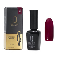 Изображение IQ Beauty, Каучуковый гель-лак для ногтей 004 Red Velvet, 10 мл в интернет-магазине Цирюльник