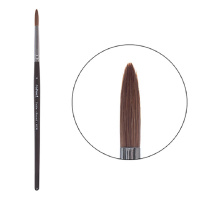 Изображение RuNail, Кисть для акрила Sable Round NCR №6 0162 в интернет-магазине Цирюльник