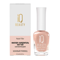 Изображение IQ Beauty, Филлер-укрепитель для ногтей Nude Filler с камуфлирующим эффектом 03 Beige Blush, 12.5 мл в интернет-магазине Цирюльник