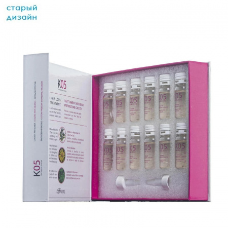 Изображение Kaaral, Лосьон против выпадения волос K05 Anti Hair Loss Lotion, 12x10 мл в интернет-магазине Цирюльник