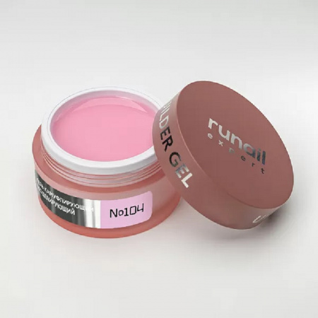 Изображение RuNail, Моделирующий УФ-гель для ногтей BUILDER UV GEL Expert №104, 15 г в интернет-магазине Цирюльник