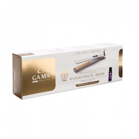 Изображение Ga.Ma, Щипцы-выпрямители для волос Elegance Digital Argan (аргановое масло в подарок) в интернет-магазине Цирюльник