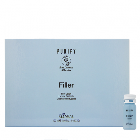Изображение Kaaral, Уплотняющий лосьон для волос Purify Filler, 12х10 мл в интернет-магазине Цирюльник