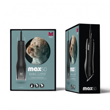 Изображение Moser, Машинка для стрижки животных MAX-50 1250-0061 Black в интернет-магазине Цирюльник