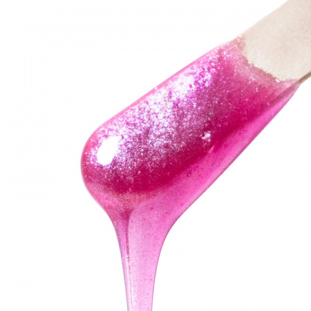 Изображение Beajoy, Пленочный воск для депиляции в гранулах Glitter Ultra Pink, 500 гр в интернет-магазине Цирюльник