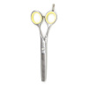 Изображение Mizuka, Парикмахерские ножницы филировочные 5.5" SAKURA X-EDGE PBS-EGC-E550, (36 зубцов) в интернет-магазине Цирюльник