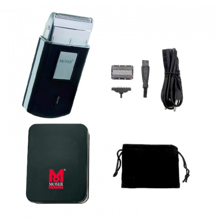 Изображение Moser, Компактная мужская бритва Travel Shaver 3615-0051 в интернет-магазине Цирюльник