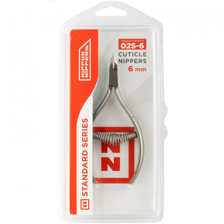 Изображение Nippon Nippers, Кусачки для кутикулы Standard NN-NS-02S-6 (6 мм) в интернет-магазине Цирюльник