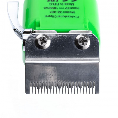 Изображение Dewal, Машинка для стрижки волос BARBER STYLE NEON, 03-081 Green в интернет-магазине Цирюльник