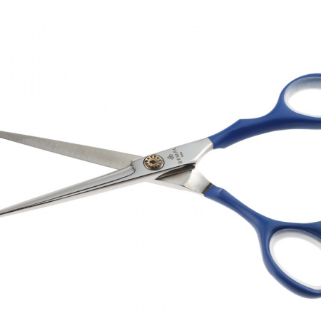 Изображение Dewal, Парикмахерские ножницы прямые 5.5" COLOUR STEP ML55-BL, синие в интернет-магазине Цирюльник