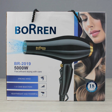Изображение BoRren, Профессиональный фен для волос BR-2019 в интернет-магазине Цирюльник