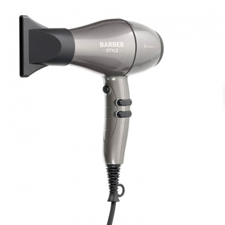 Изображение Dewal, Профессиональный фен для волос PRO BARBER STYLE Compact 03-3011 Gunsteel в интернет-магазине Цирюльник