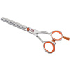 Изображение TAYO, Парикмахерские ножницы филировочные 5.5" ORANGE TQ54055S, (40 зубцов) в интернет-магазине Цирюльник