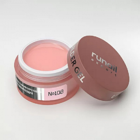 Изображение RuNail, Моделирующий УФ-гель для ногтей BUILDER UV GEL Expert №108, 50 г в интернет-магазине Цирюльник