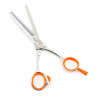 Изображение TAYO, Парикмахерские ножницы филировочные 5.5" ORANGE TS30455, (40 зубцов) в интернет-магазине Цирюльник