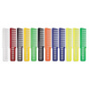 Изображение WAHL, Набор цветных расчесок для барбера Colored Flat Top comb 3206-200, 12 шт в интернет-магазине Цирюльник