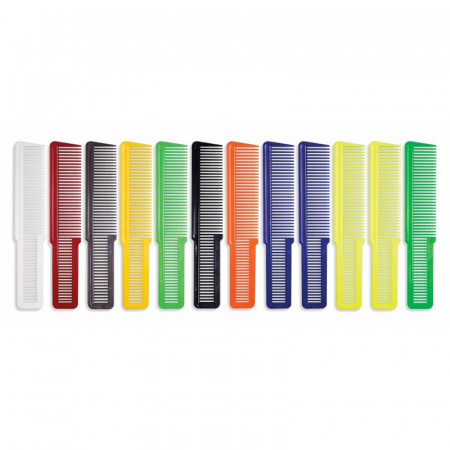 Изображение WAHL, Набор цветных расчесок для барбера Colored Flat Top comb 3206-200, 12 шт в интернет-магазине Цирюльник