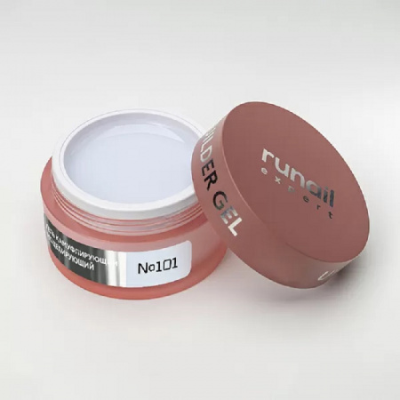 Изображение RuNail, Моделирующий УФ-гель для ногтей BUILDER UV GEL Expert №101, 50 г в интернет-магазине Цирюльник