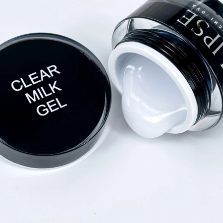 Изображение Eclipse, Камуфлирующий гель для ногтей Clear Milk, 30 мл в интернет-магазине Цирюльник