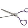 Изображение Dewal, Парикмахерские ножницы филировочные 5.5" COLOUR STEP ML55AS-PR, (28 зубцов) в интернет-магазине Цирюльник