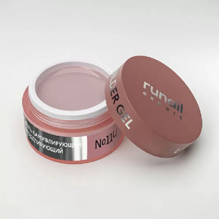 Изображение RuNail, Моделирующий УФ-гель для ногтей BUILDER UV GEL Expert №114, 15 г в интернет-магазине Цирюльник