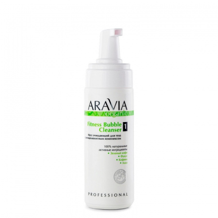 Изображение ARAVIA Professional, Очищающий мусс для тела Fitness Bubble Cleanser, 160 мл в интернет-магазине Цирюльник