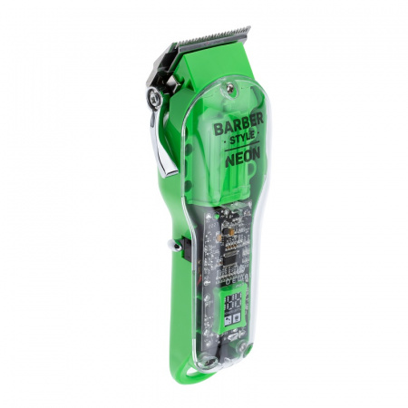 Изображение Dewal, Машинка для стрижки волос BARBER STYLE NEON, 03-081 Green в интернет-магазине Цирюльник
