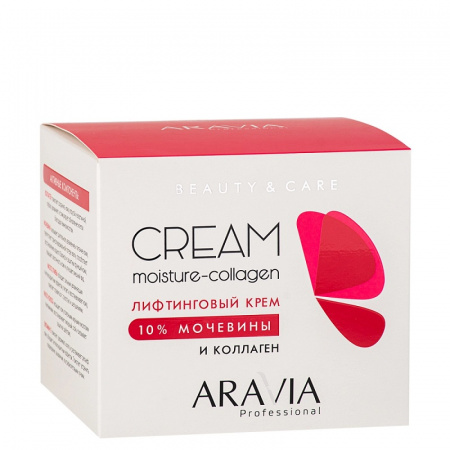 Изображение ARAVIA Professional, Лифтинговый крем для лица и тела с коллагеном и мочевиной (10%) Moisture-Collagen Cream, 550 мл в интернет-магазине Цирюльник