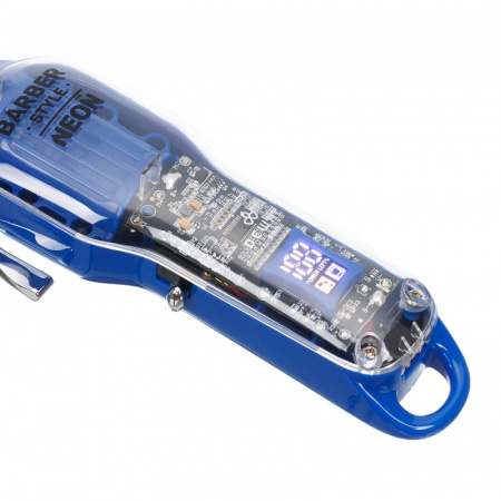 Изображение Dewal, Машинка для стрижки волос BARBER STYLE NEON, 03-081 Blue в интернет-магазине Цирюльник