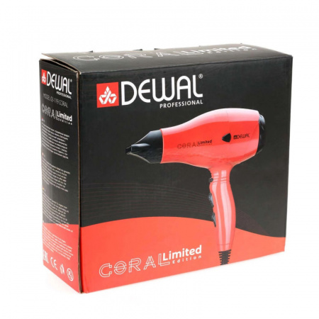 Изображение Dewal, Профессиональный фен для волос 03-119 Coral Limited Edition в интернет-магазине Цирюльник