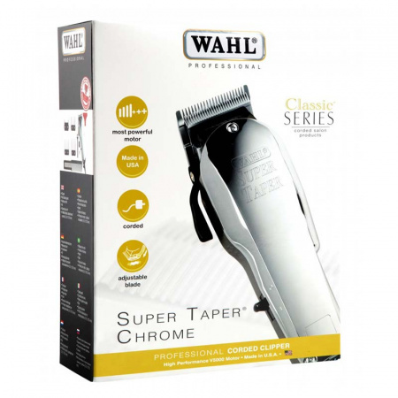 Изображение WAHL, Машинка для стрижки волос Chrome Super Taper в интернет-магазине Цирюльник