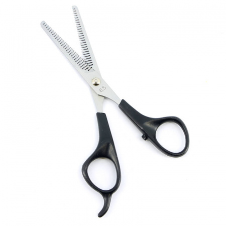Изображение Dewal, Парикмахерские ножницы филировочные 2-х сторонние 6.5" EASY STEP 9612ASSN, (28 зубцов) в интернет-магазине Цирюльник