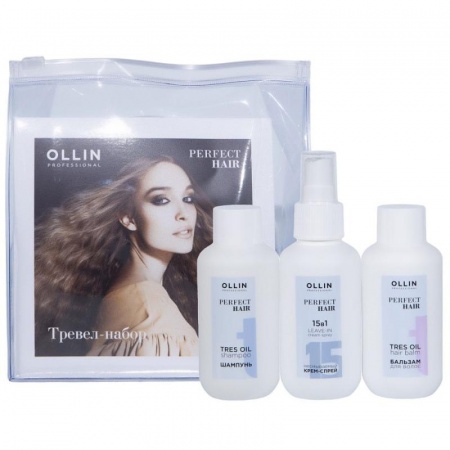 Изображение OLLIN, Дорожный набор Perfect Hair для ухода за волосами в интернет-магазине Цирюльник