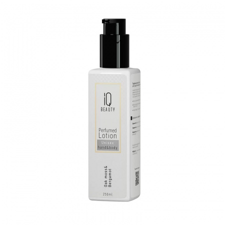 Изображение IQ Beauty, Парфюмированный лосьон для рук и тела Дубовый мох и бергамот, 250 мл в интернет-магазине Цирюльник