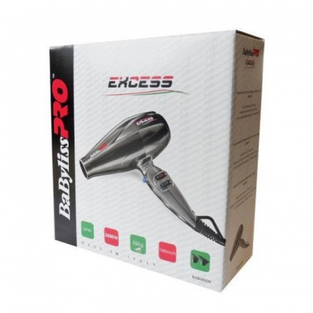 Изображение BaByliss Pro, Профессиональный фен для волос Excess BAB6800IE в интернет-магазине Цирюльник