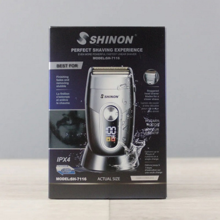 Изображение Shinon, Компактная мужская бритва шейвер SH-7116 в интернет-магазине Цирюльник