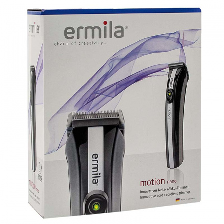 Изображение Ermila, Триммер для окантовки Motion Nano 1585-0040 черный/серебро в интернет-магазине Цирюльник
