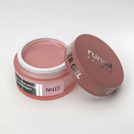 Изображение RuNail, Моделирующий УФ-гель для ногтей BUILDER UV GEL Expert №110, 15 г в интернет-магазине Цирюльник