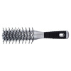 Изображение Hairway, Двусторонняя щетка для укладки волос 7 рядов Vent Silver 08001-32 в интернет-магазине Цирюльник