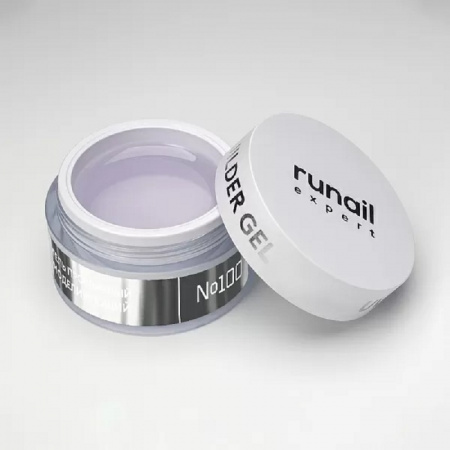 Изображение RuNail, Гель для моделирования ногтей UV Builder Gel Expert №100, 15 мл в интернет-магазине Цирюльник