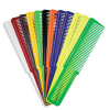 Изображение WAHL, Набор цветных расчесок для барбера Colored Flat Top comb 3206-200, 12 шт в интернет-магазине Цирюльник
