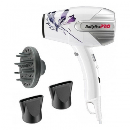 Изображение BaByliss Pro, Профессиональный фен для волос I-Storm Orchid Collection BAB6150ORCE в интернет-магазине Цирюльник