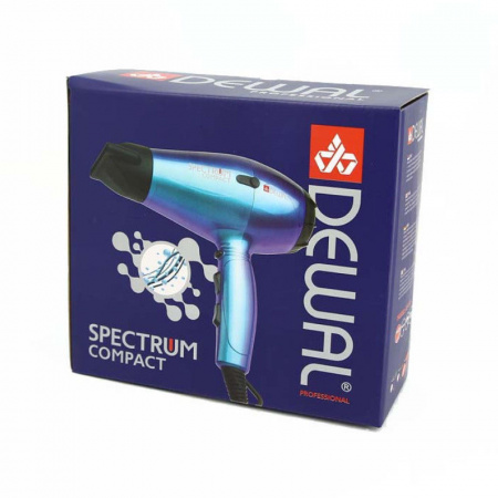 Изображение Dewal, Профессиональный фен для волос Spectrum Compact 03-109 Black в интернет-магазине Цирюльник