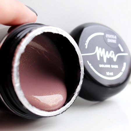 Изображение Mia, Камуфлирующая база для ногтей Deluxe cocoa shine, 15 мл в интернет-магазине Цирюльник