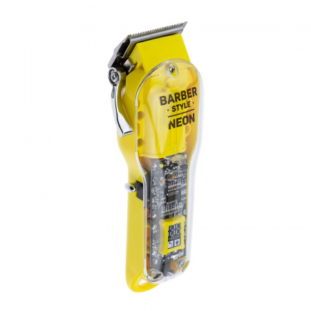 Изображение Dewal, Машинка для стрижки волос BARBER STYLE NEON, 03-081 Yellow в интернет-магазине Цирюльник